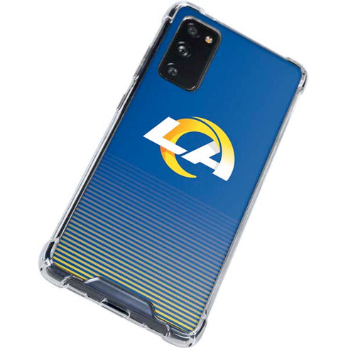 NFL Los Angeles Rams Breakaway Galaxy S20 FE Clear Case